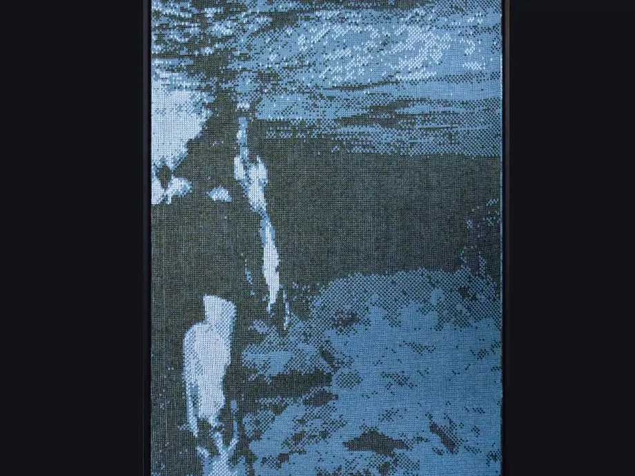 <em>Baumwolle Strickerei - 65 x 105 cm</em>