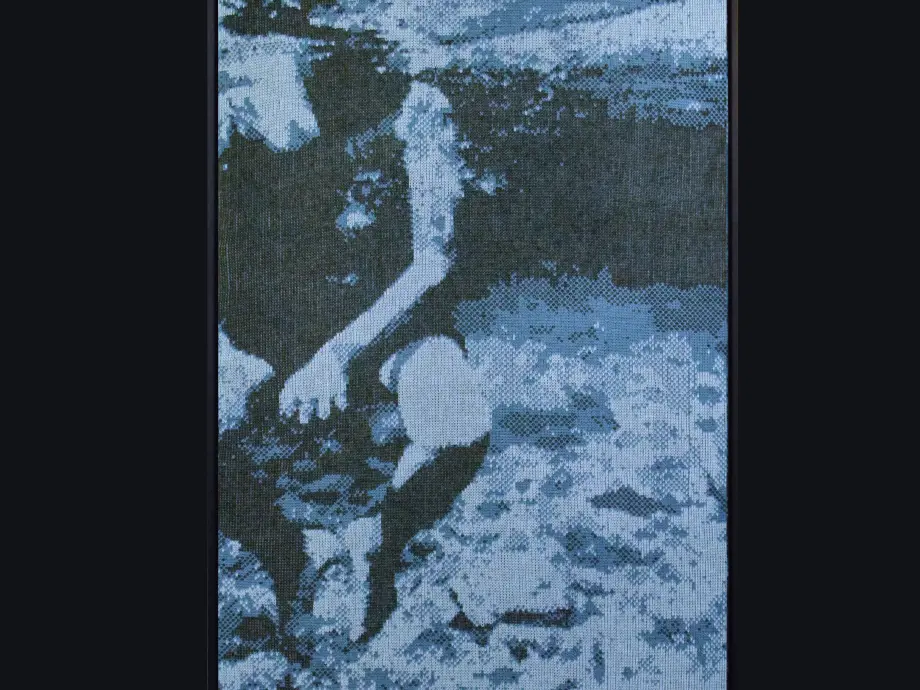 <em>Baumwolle Strickerei - 65 x 105 cm</em>