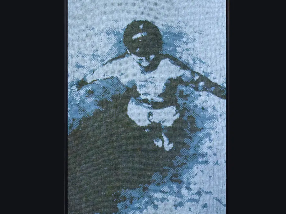 <em>Baumwolle Strickerei - 65 x 105 cm</em>