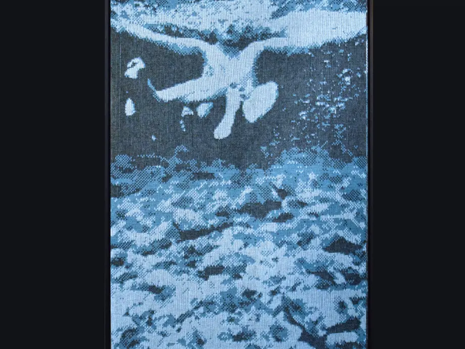 <em>Baumwolle Strickerei - 65 x 105 cm</em>