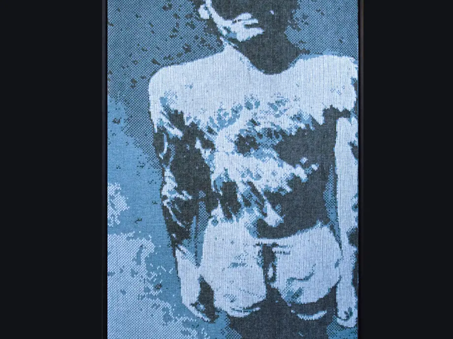 <em>Baumwolle Strickerei - 65 x 105 cm</em>